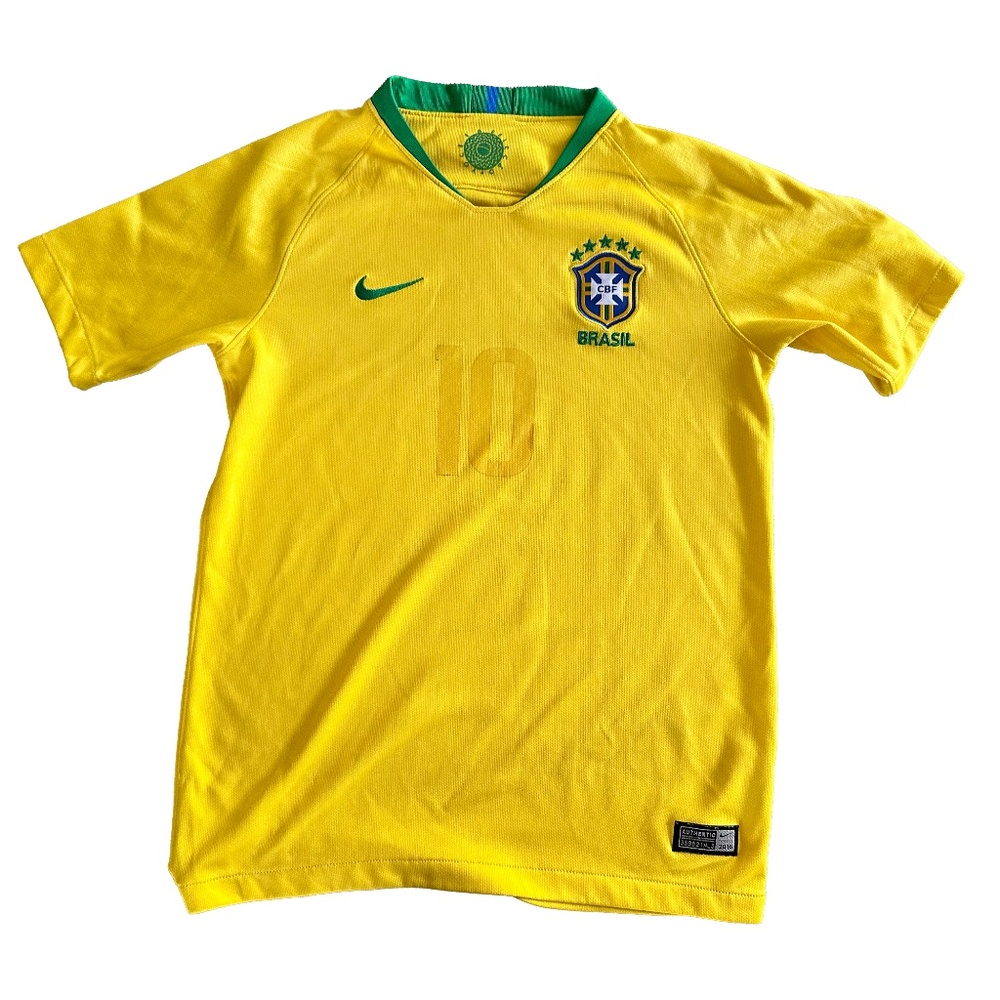 Nike Brazil 2018 Home Jersey - Neymar JR #10 -